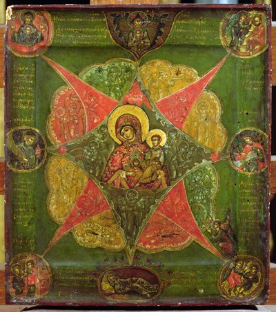 La Vergine del Roveto Ardente, dal Monte Athos da Russian School